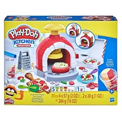 PlayDoh Kitchen Creations Pizza Oven Playset Toys & Character at ASDA