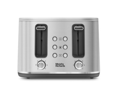Morphy Richards Motive 4 Slice Toaster Brushed Model 242800 Electricals at ASDA