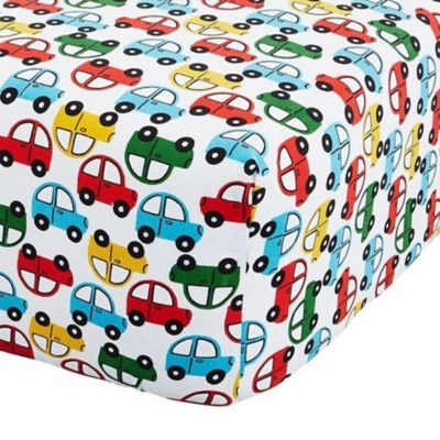 Catherine Lansfield Transport White Fitted Sheet Home at ASDA