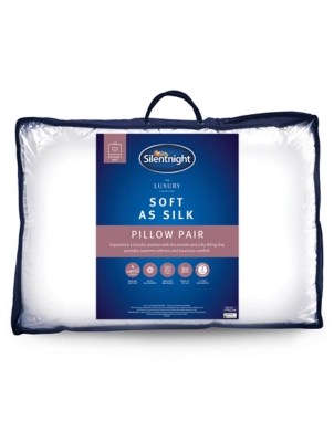 Silentnight Soft as Silk Pillows Pack of 2 Home at ASDA