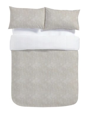 Silentnight Reversible Duvet Set Kirby Stripe Home at ASDA