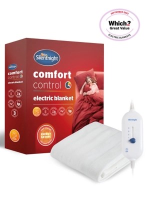 Silentnight Comfort Control Electric Blanket Home at ASDA