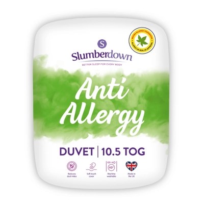 Slumberdown Anti Allergy Duvet 10.5 Tog Single Home at ASDA