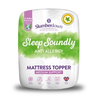 Slumberdown Anti Allergy Mattress Topper Home at ASDA