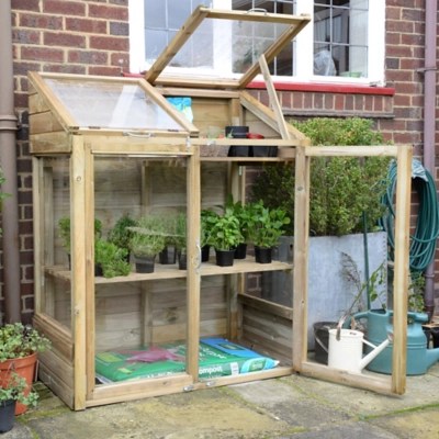 Forest Garden Mini Greenhouse Outdoor & Garden at ASDA