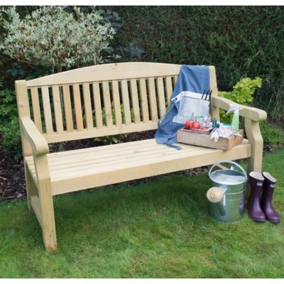 Forest Garden Harvington 5ft Bench Outdoor & Garden at ASDA