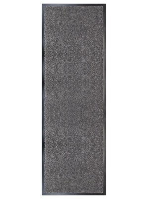 Mighty Mat Plush Barrier Mat 50x150cm Light Grey Home at ASDA