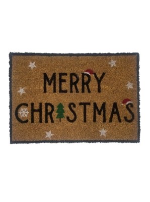 Mighty Mat Merry Christmas Stencilled Coir Home at ASDA