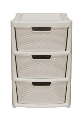 3 drawer plastic rattan effect tower storage unit vannuysmarriagelicense