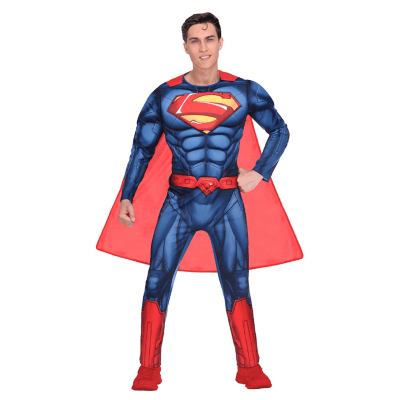 Amscan Superman Adults Fancy Dress Costume Collections at ASDA