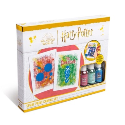 Harry Potter Spray Paint Canvas Set School at ASDA