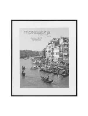 Impressions Black Photo Frame 8 x 10 Inches Home at ASDA