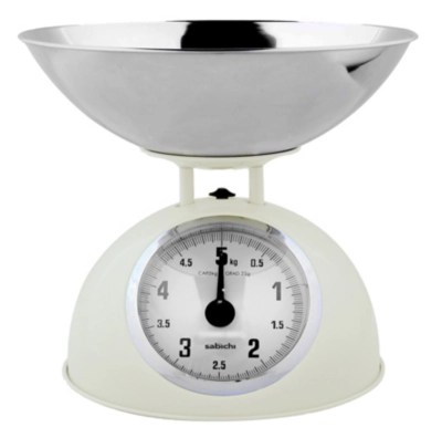 Sabichi 5Kg I'm Cream Kitchen Scales Home & Garden at ASDA