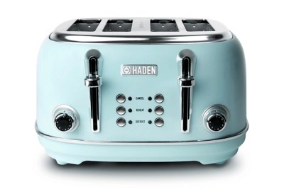 Haden Heritage 4 Slice Toaster Turquoise Electricals at ASDA