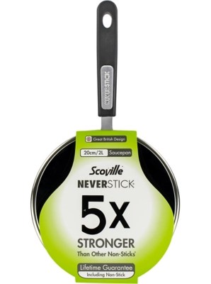 Scoville Neverstick 20cm Saucepan Home at ASDA