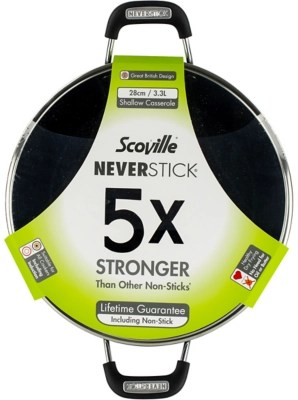 Scoville Neverstick 28cm Shallow Casserole Home at ASDA