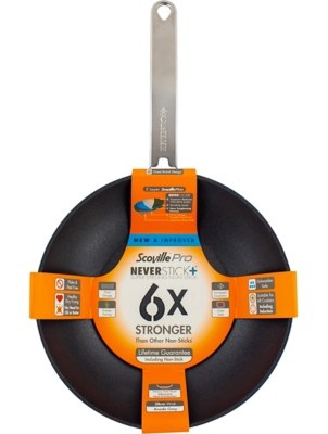 Scoville Neverstick+ 28cm Pro Wok Home at ASDA