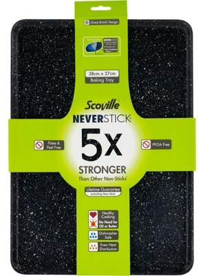 Scoville Neverstick 38cm Baking Tray Home at ASDA