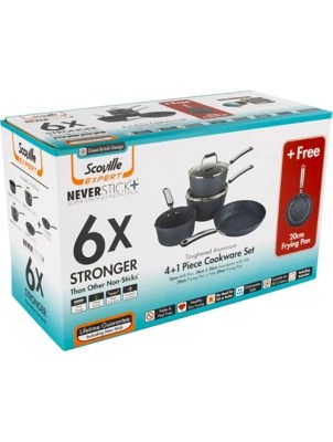 Scoville Expert Neverstick+ 4+1 Set Home at ASDA