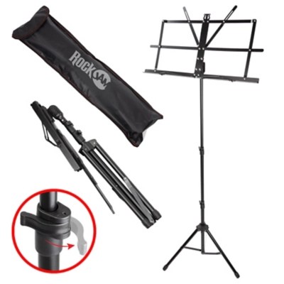 RockJam Adjustable Folding Sheet Music Stand Toys & Character