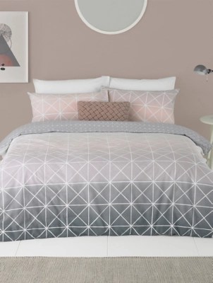 Furn Spectrum Geometric Gradient Duvet Cover Set Home at ASDA