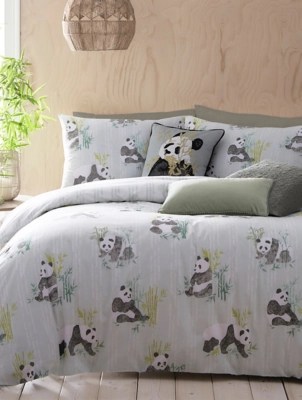 Furn Pandas Animal Duvet Cover Set Home at ASDA