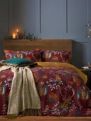 Furn Forest Fauna Woodland Duvet Cover Set Home at ASDA