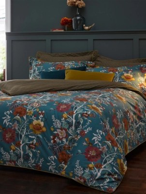Paoletti Bloom Floral 100 Cotton Duvet Cover Set Home at ASDA