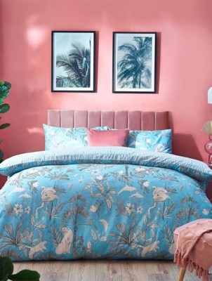 Furn Colony Palm Botanical Duvet Cover Set Home at ASDA