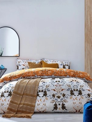 Furn Tiger Fish Botanical Duvet Cover Set Home at ASDA