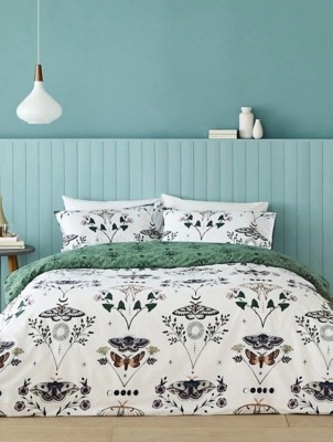 Furn Chrysirida Butterflies Duvet Cover Set Home at ASDA
