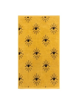 Furn Theia Abstract Eye Cotton Jacquard Bath Towel Home at ASDA