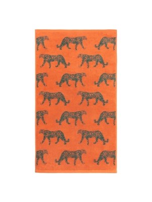 Furn Leopard Cotton Jacquard Bath Towel Home at ASDA