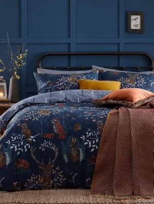 Furn Forest Fauna Woodland Duvet Cover Set Home at ASDA