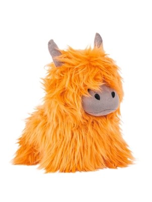 Paoletti Highland Cow Shaggy Faux Fur Novelty Door Stop Home