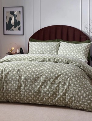 Hoem Alexa Geometric Cotton Rich Duvet Cover Set Home at ASDA