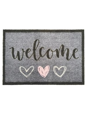 My Mat Nylon Indoor Doormat Hearts Home at ASDA