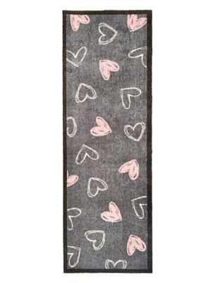 My Mat Nylon Indoor Doormat Hearts Home at ASDA