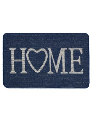 My Stain Resistant Doormat Home Navy Home at ASDA