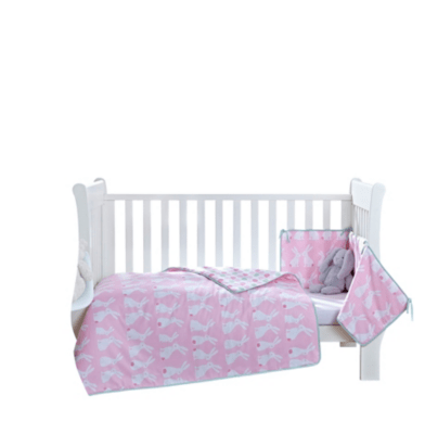 Clair De Lune Rabbits Cot & Cot Bed Quilt and Bumper Set Baby