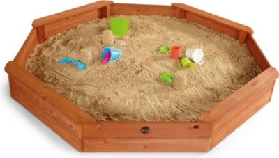 Plum Giant Wooden Sand Pit Sand, Water & Pools at ASDA