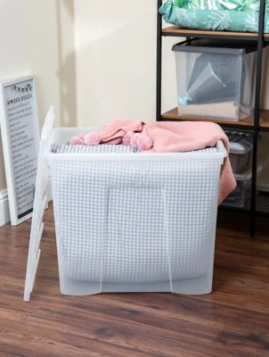 Wham 160L Crystal Box Clear Home at ASDA