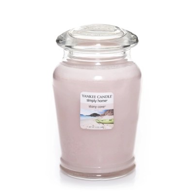 Yankee Candle Simply Home Medium Jar Stony Cove Candles & Holders at ASDA