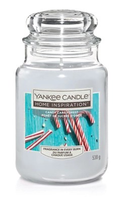Large Yankee Candle Candy Cane Forest Home & Garden