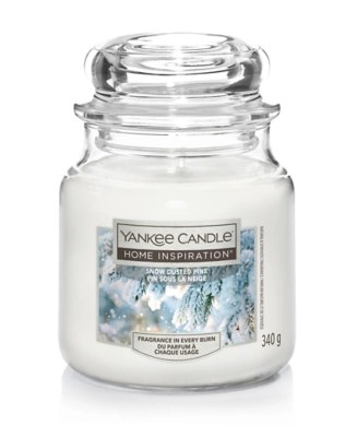 Yankee Candle Home Inspiration Snow Dusted Pine Medium Jar Home
