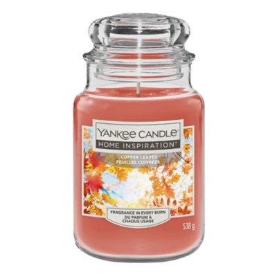 Yankee Candle Home Inspiration Copper Leaves Large Jar Scented Candle