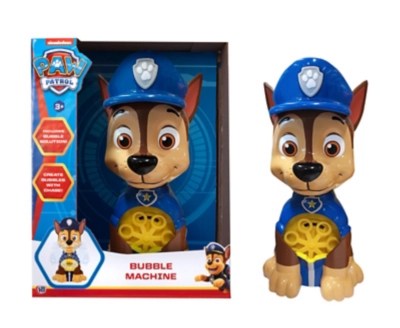 Paw Patrol Chase Bubble Machine Toys & Character at ASDA