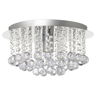 Home Faux Crystal Ball Ceiling Light Fitting Home & Garden