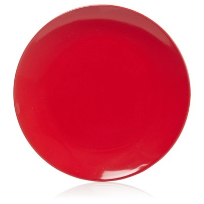 Red Dinner Plate 4 Pack Tableware at ASDA