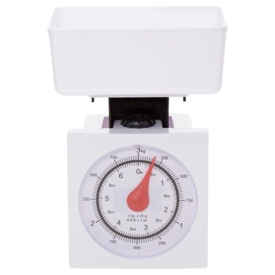 Home White 3kg Bowl Kitchen Scale Baking ASDA direct
